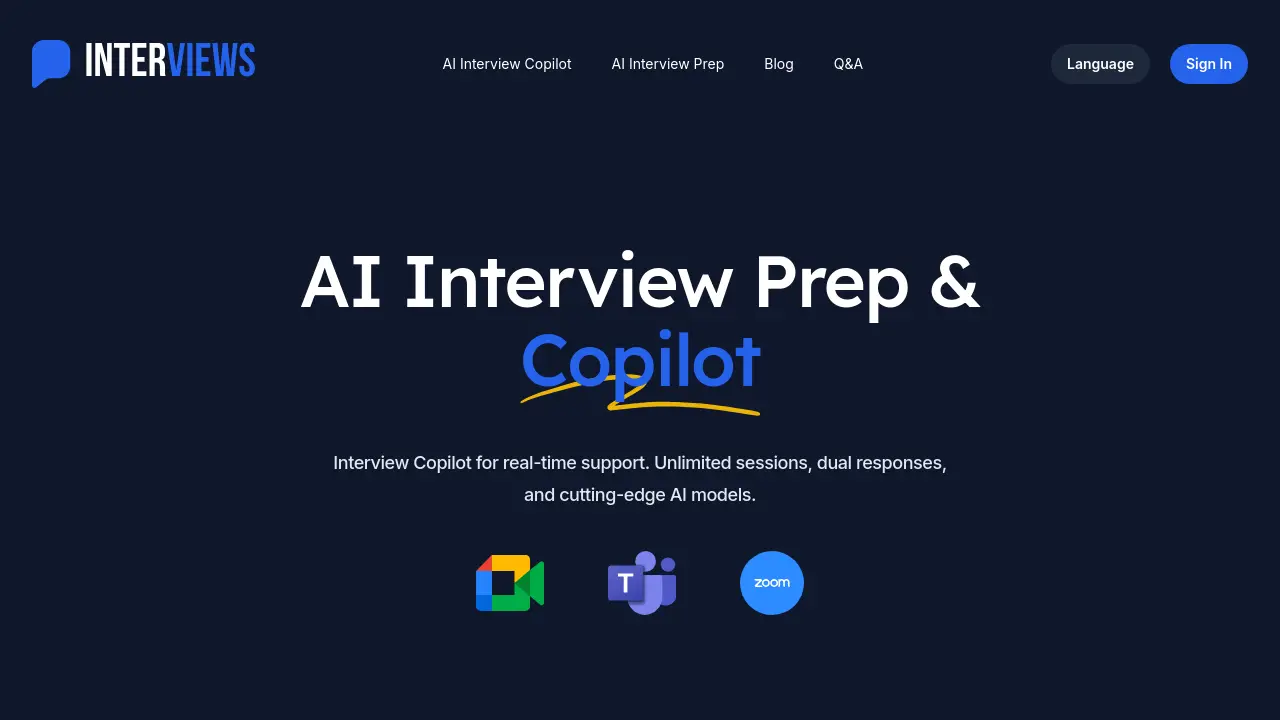 Interviews Chat - AI Interview Copilot for real-time support during ...