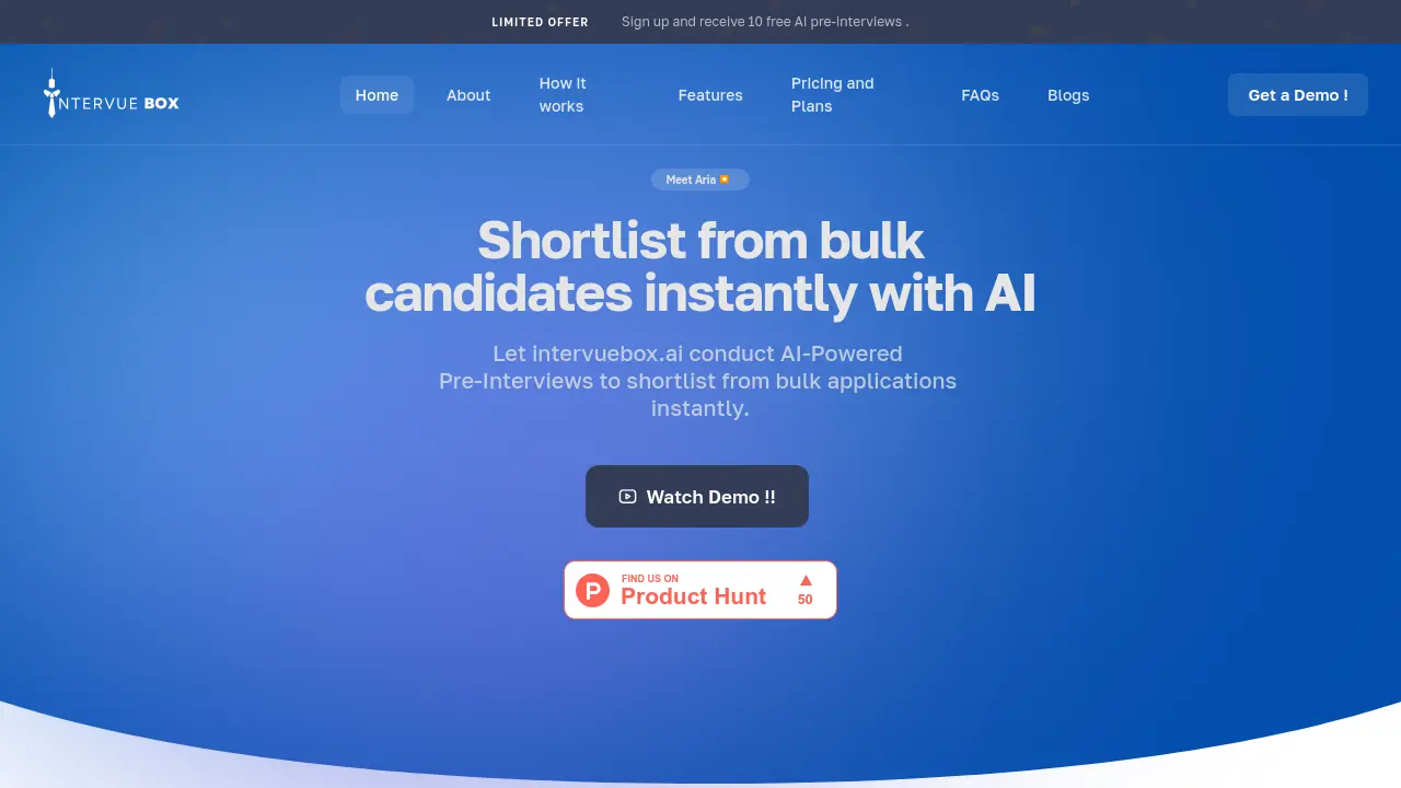 Intervuebox.ai screenshot