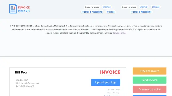 INVOICE ONLINE MAKER