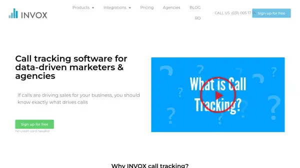 INVOX Call Tracking