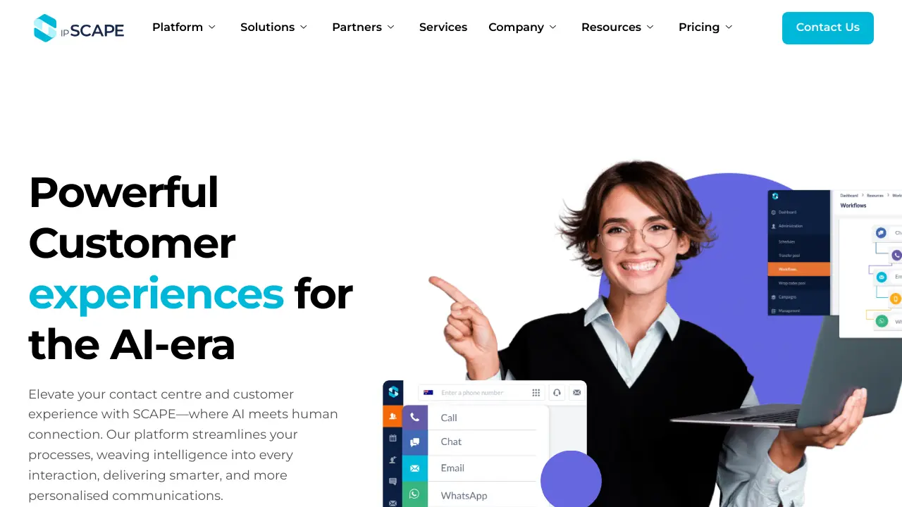 Ipscape Software Interface IPscape - Powerful Customer Experiences for the AI-Era