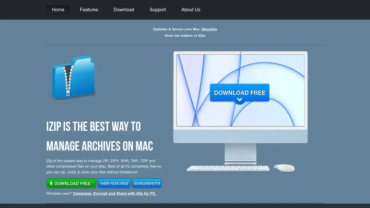 iZip - The easiest way to manage compressed files on Mac and PC