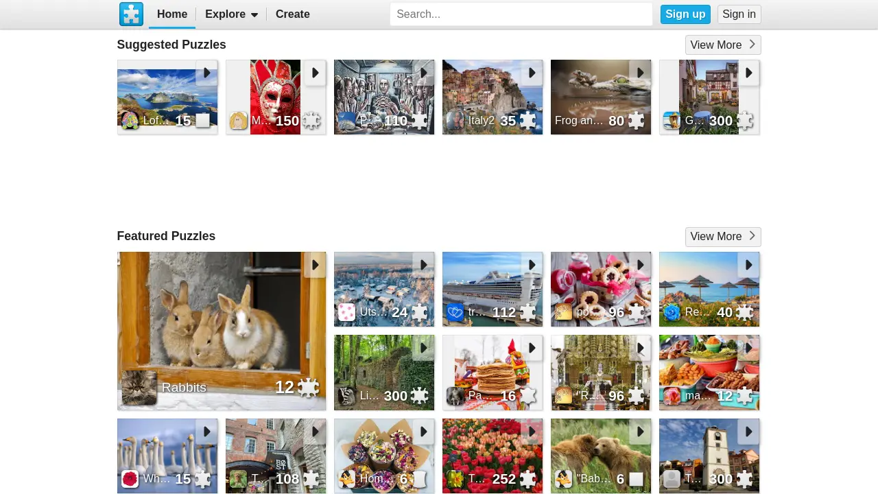 Jigsaw Planet - Create and play online jigsaw puzzles with AI-powered ...
