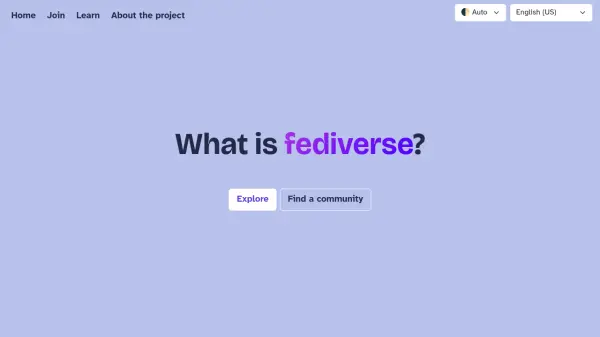 Join the Fediverse
