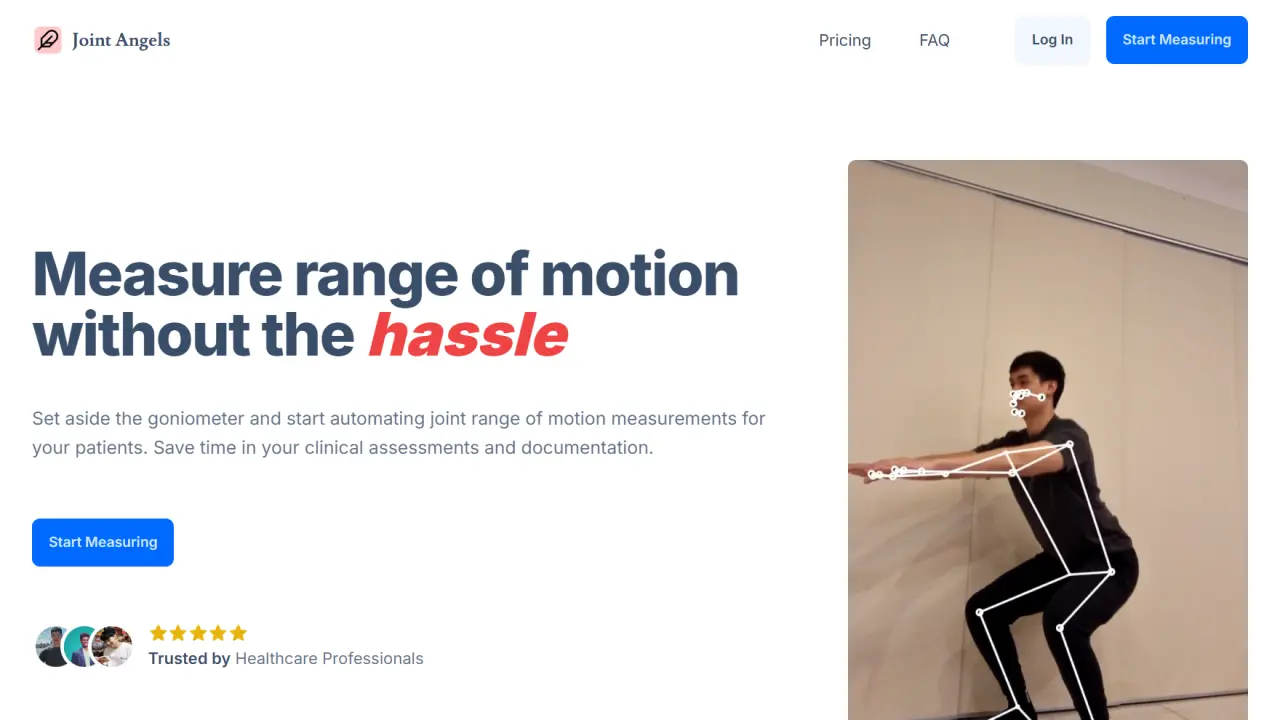 Joint Angels - Measure range of motion without the hassle