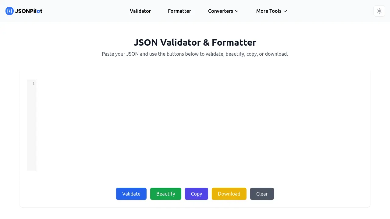 JSONPilot - Your co-pilot for working with JSON data