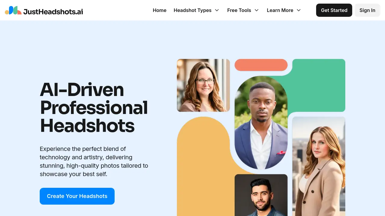 JustHeadshots.ai screenshot