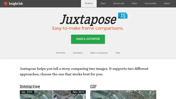 JuxtaposeJS