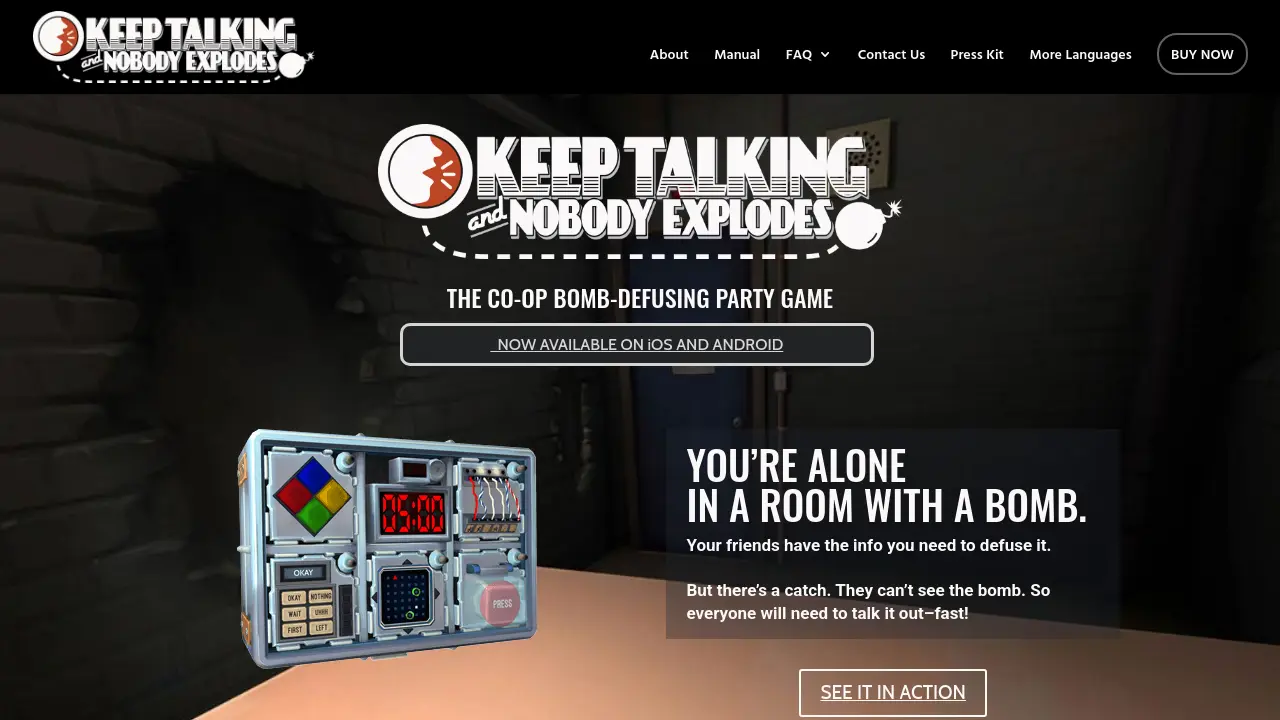 Keep Talking and Nobody Explodes - The Co-op Bomb-Defusing Party Game