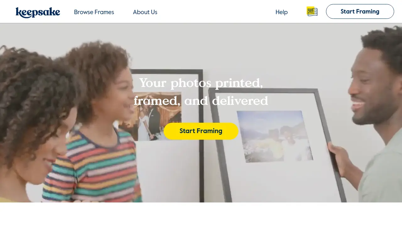 Keepsake Frames - Your photos printed, framed, and delivered