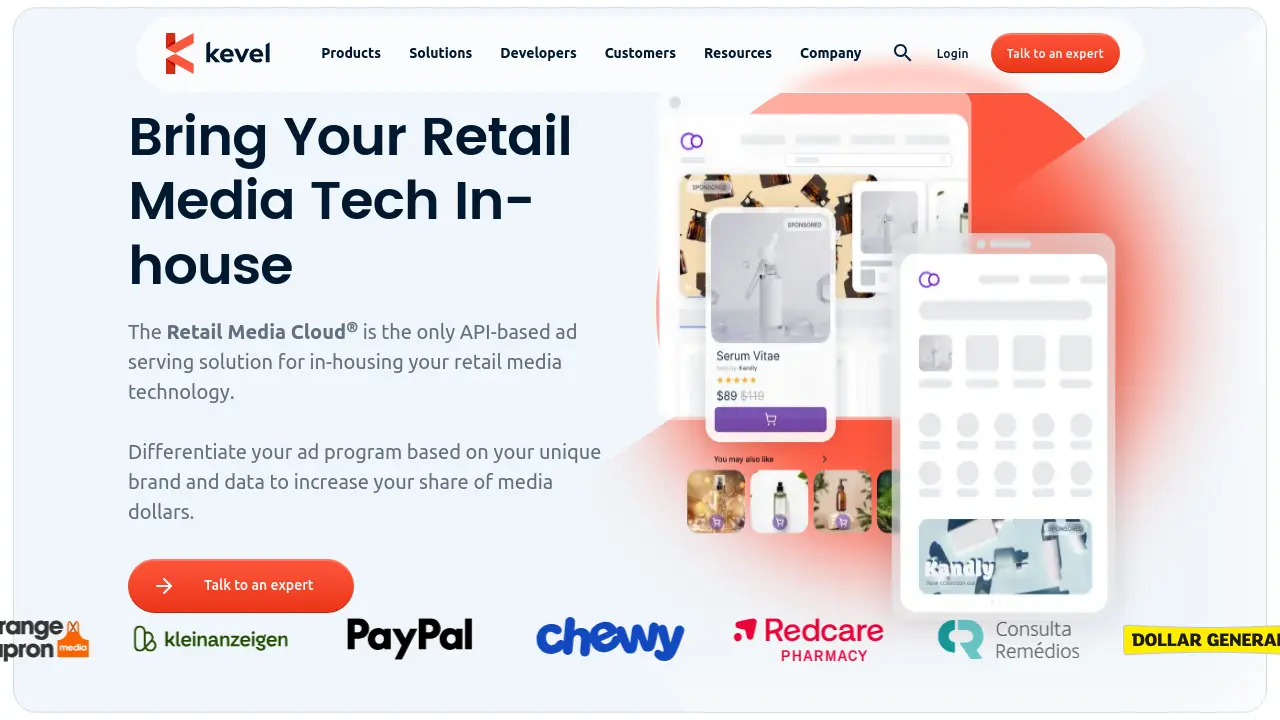 Kevel - Enterprise Retail Media Ad Serving and AI-Powered Audience Platform