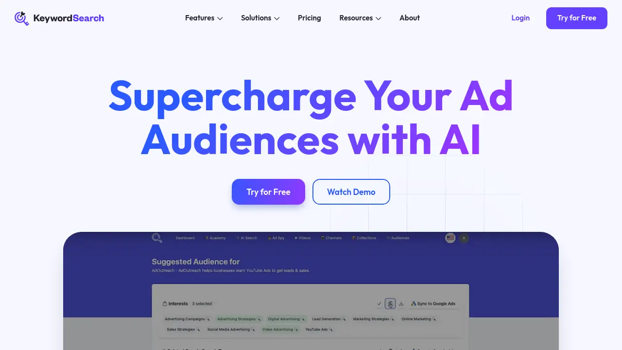 KeywordSearch screenshot