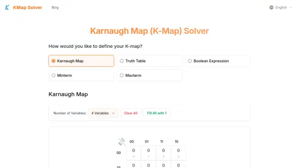 KMap Solver
