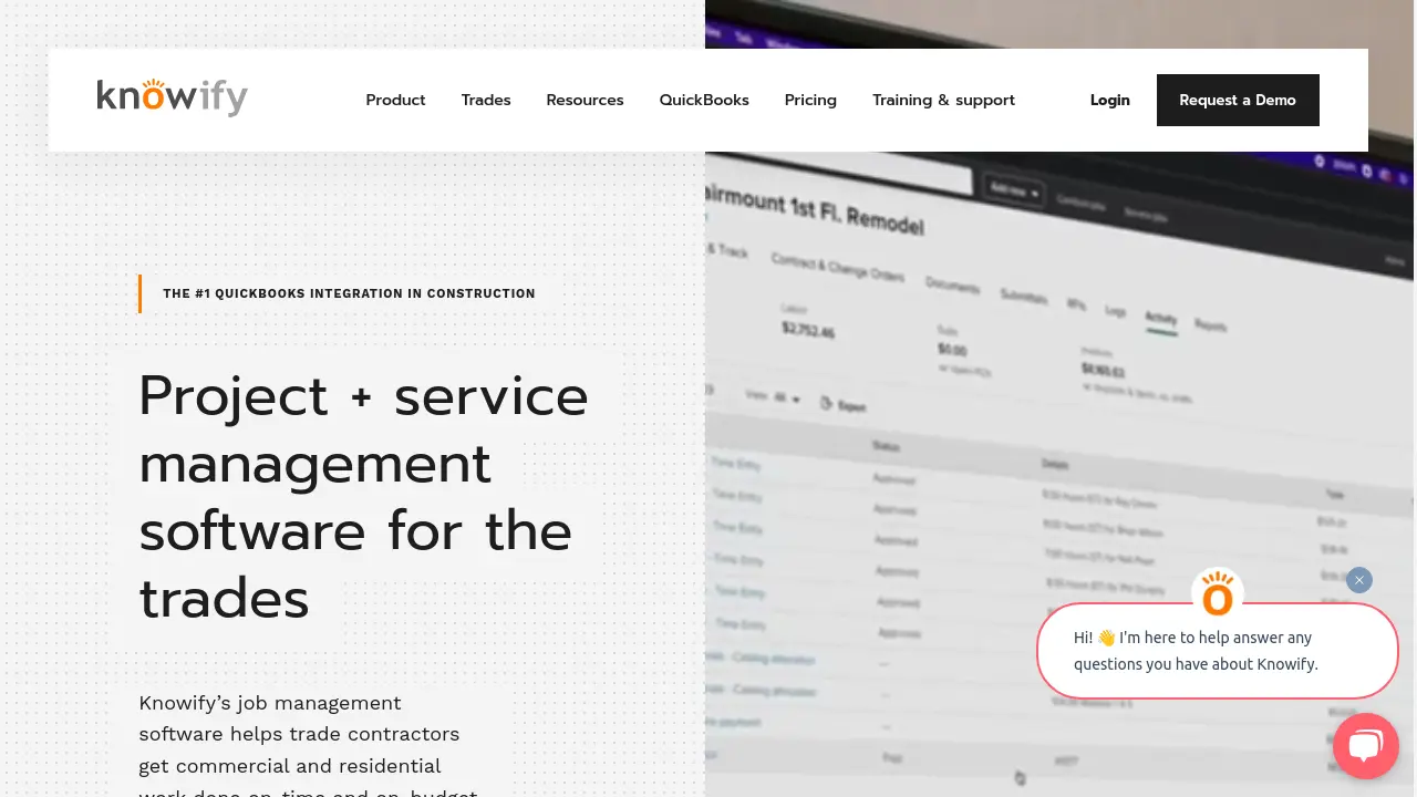 Knowify - All-in-one job management software for trade contractors