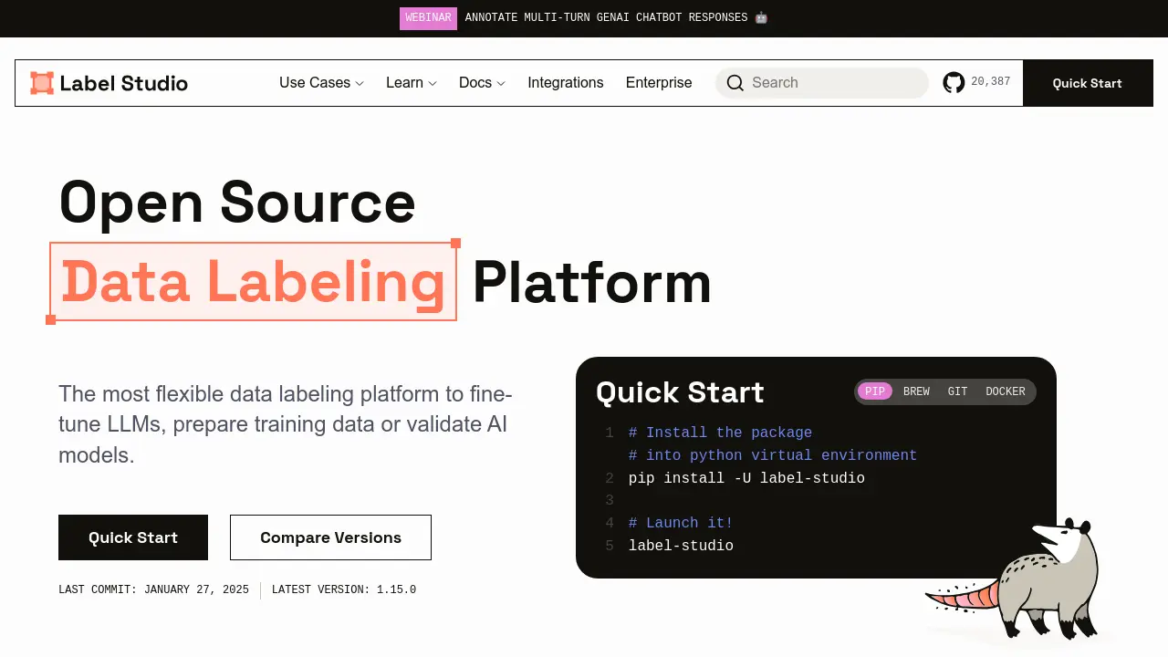 Label Studio - The most flexible data labeling platform to fine-tune ...