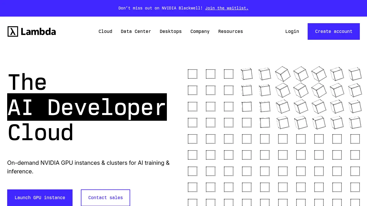 Lambda - The AI Developer Cloud