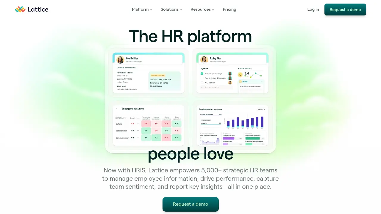 Lattice - AI-Driven HR Platform for Performance, Engagement, and Growth
