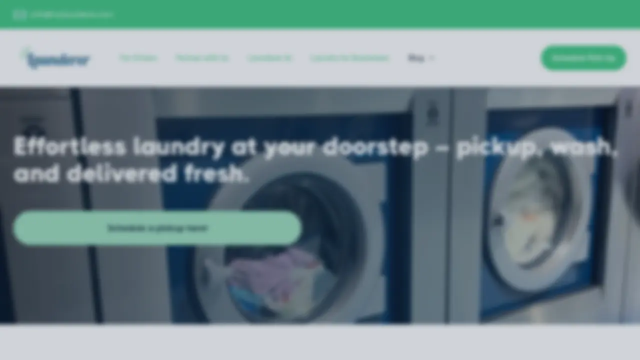Launderer AI - Effortless laundry at your doorstep – pickup, wash, and ...