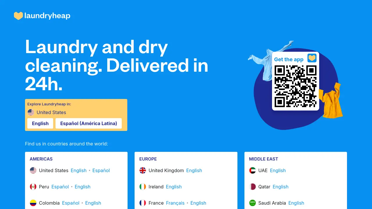 Laundryheap - Laundry and dry cleaning delivered in 24 hours
