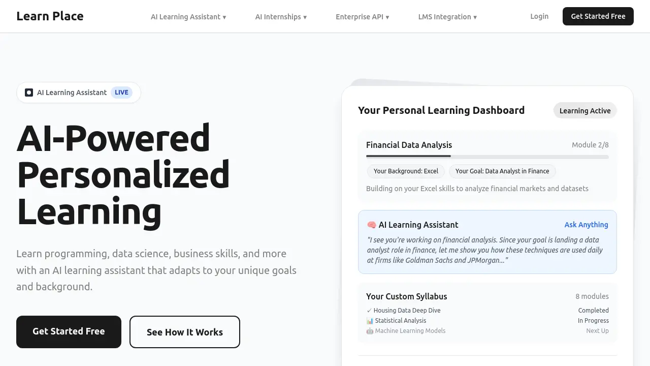 Learn Place AI screenshot