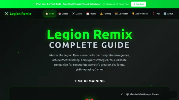 Legion Remix Guide