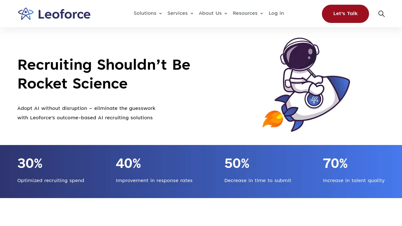 Leoforce - Outcome-Based AI Recruiting Solutions