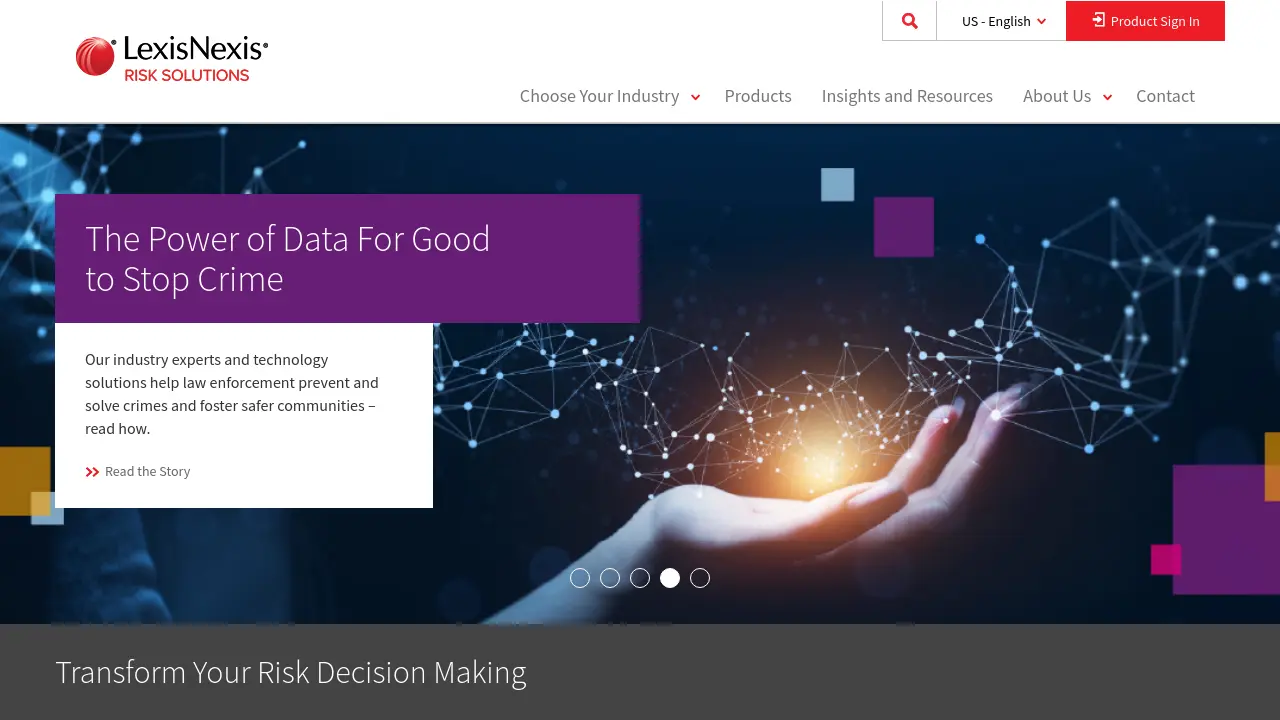LexisNexis Risk Solutions - Transforming Risk Decision Making with Data ...