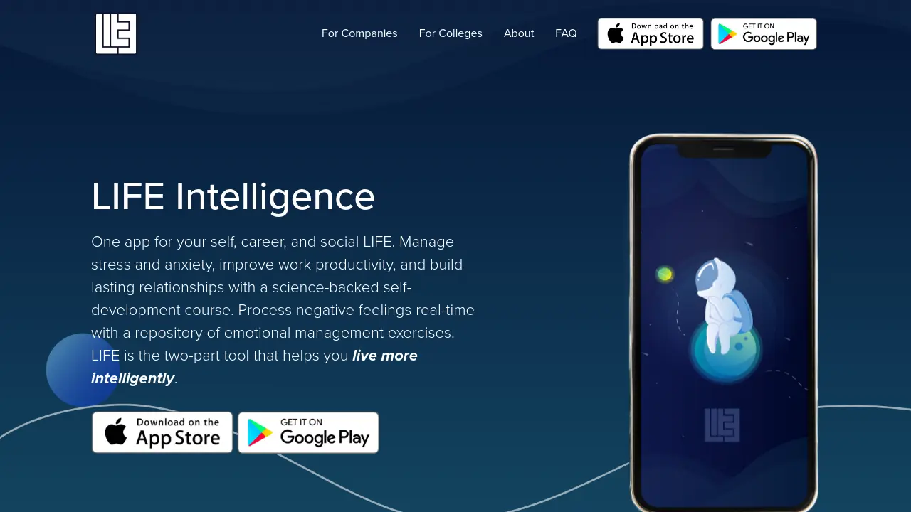 Leanapps Life LIFE Intelligence - One app for your self, career, and social LIFE