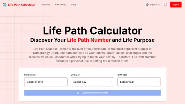 Life Path Calculator