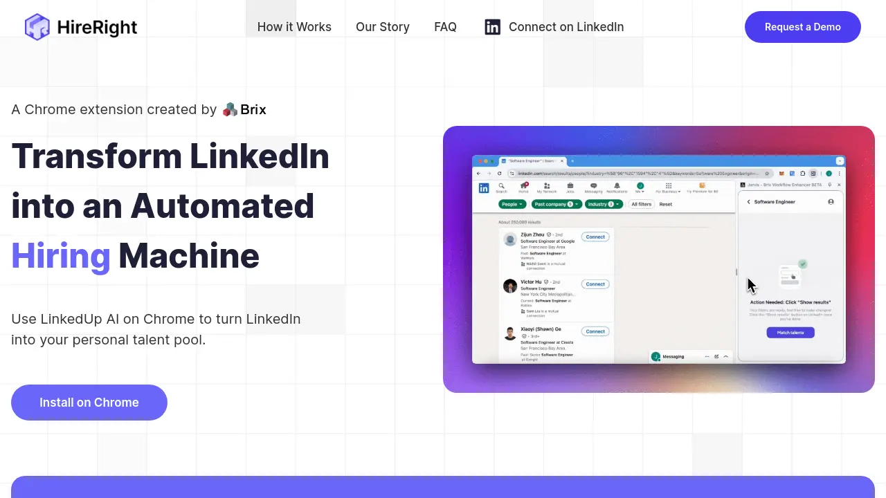 LinkedUp AI - Transform LinkedIn into an Automated Hiring Machine