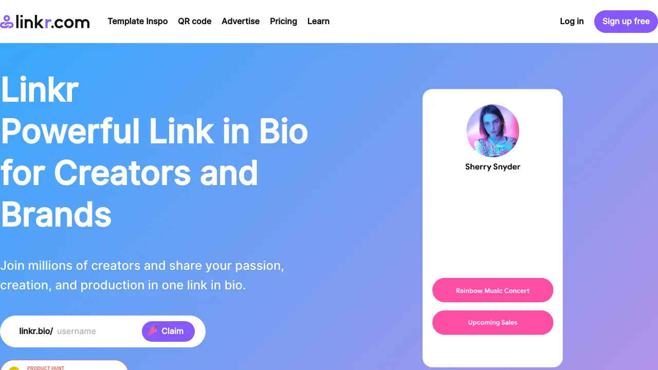 Linkr - Powerful Link in Bio for Creators and Brands