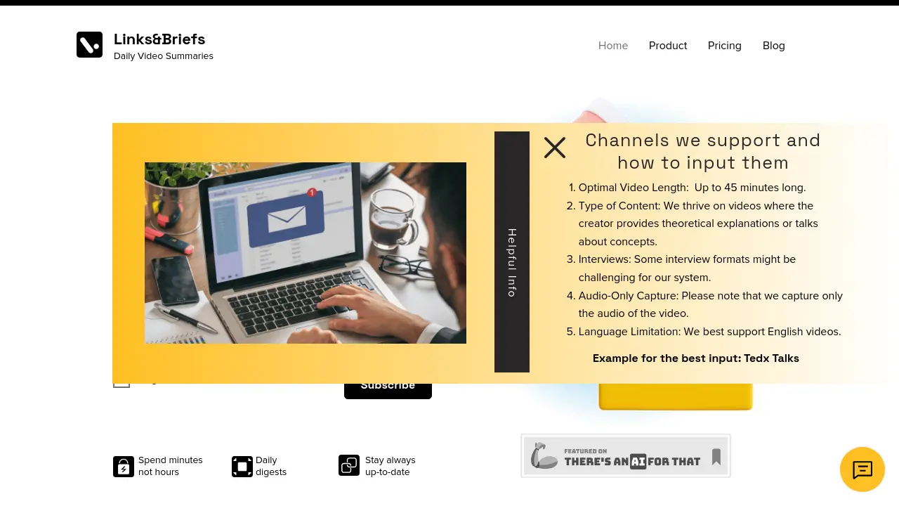 Links&Briefs screenshot