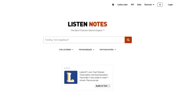 Listen Notes