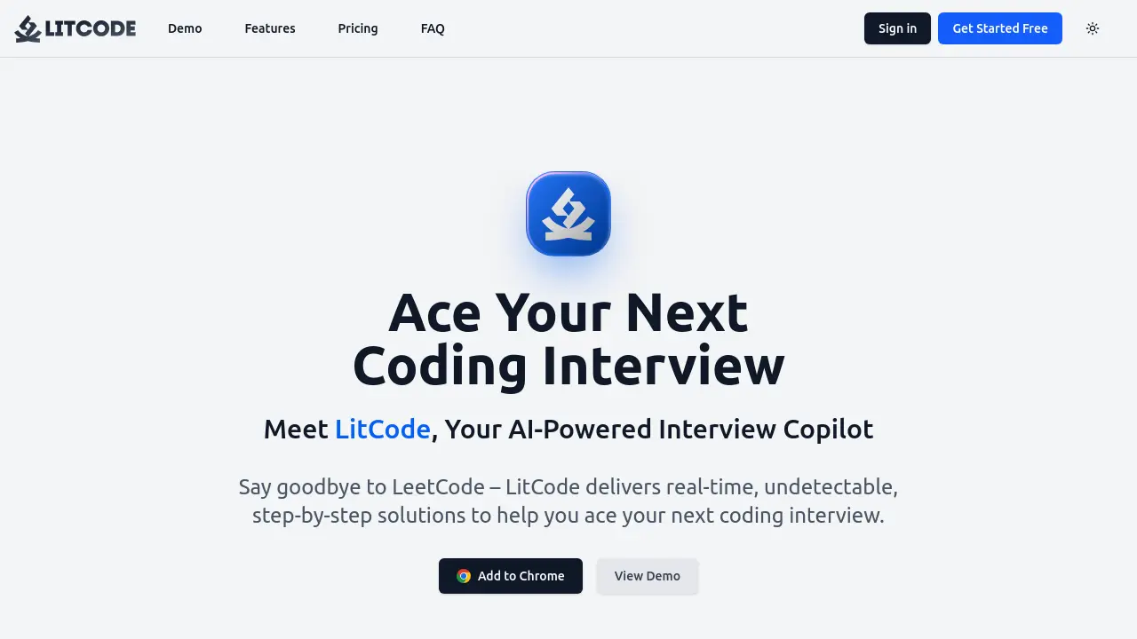 LitCode - Your AI-Powered Interview Copilot for Coding Interviews