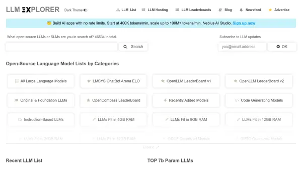 LLM Explorer