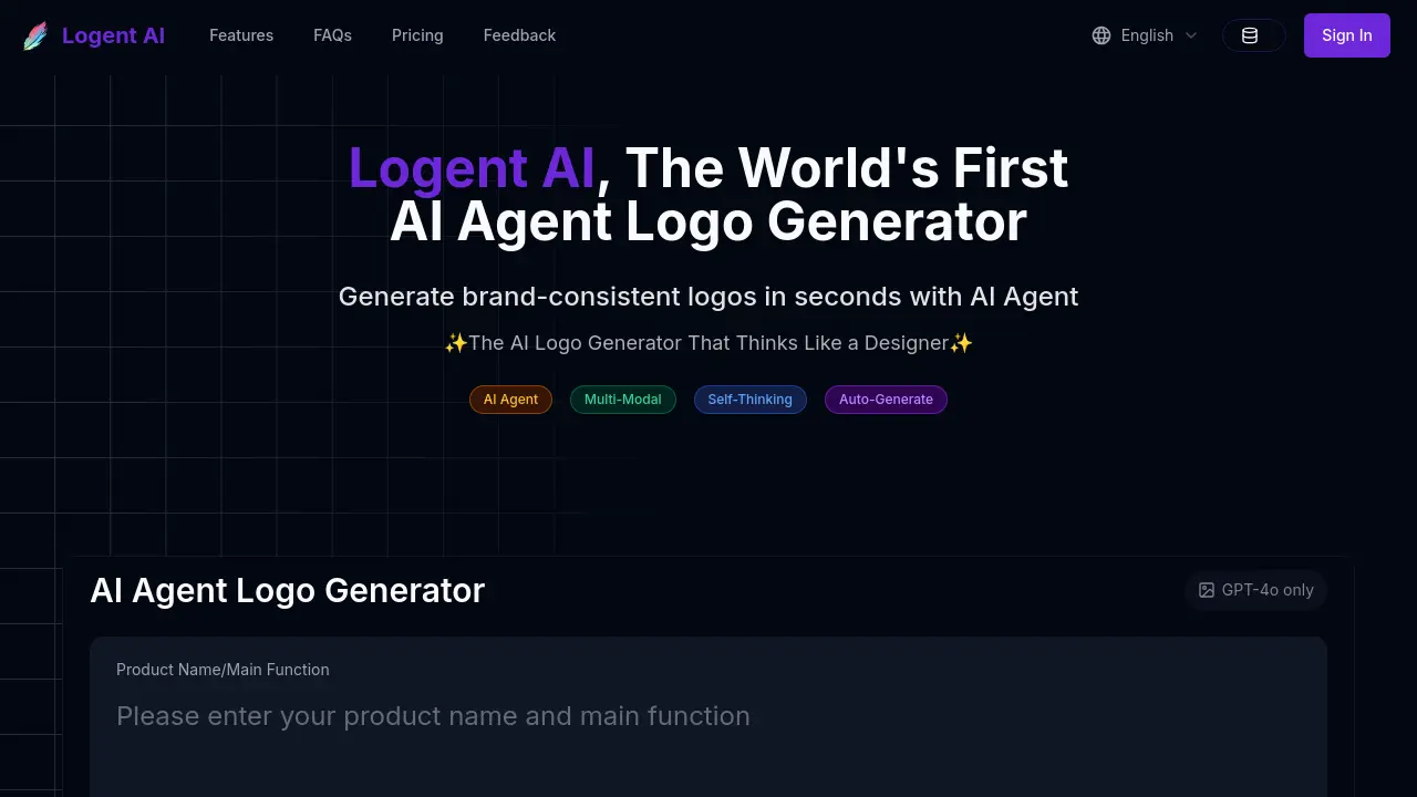 Logent AI screenshot