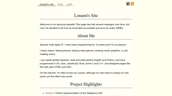 Lonami's Site