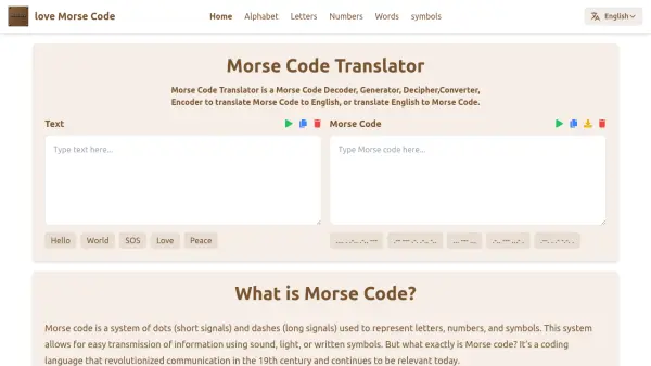 Love Morse Code