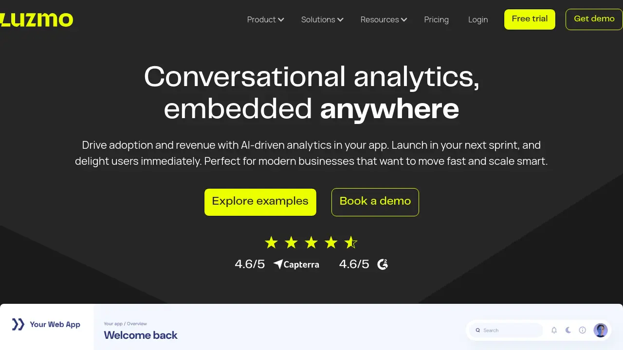 Luzmo Visualisations Luzmo - Conversational Analytics, Embedded Anywhere