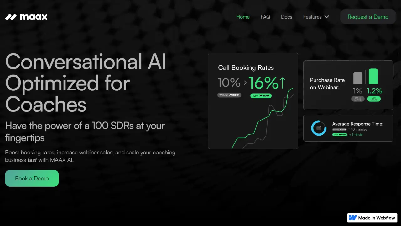 MAAX AI - Conversational AI Optimized for Coaches