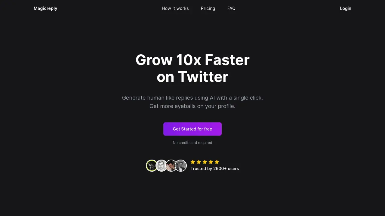 MagicReply screenshot