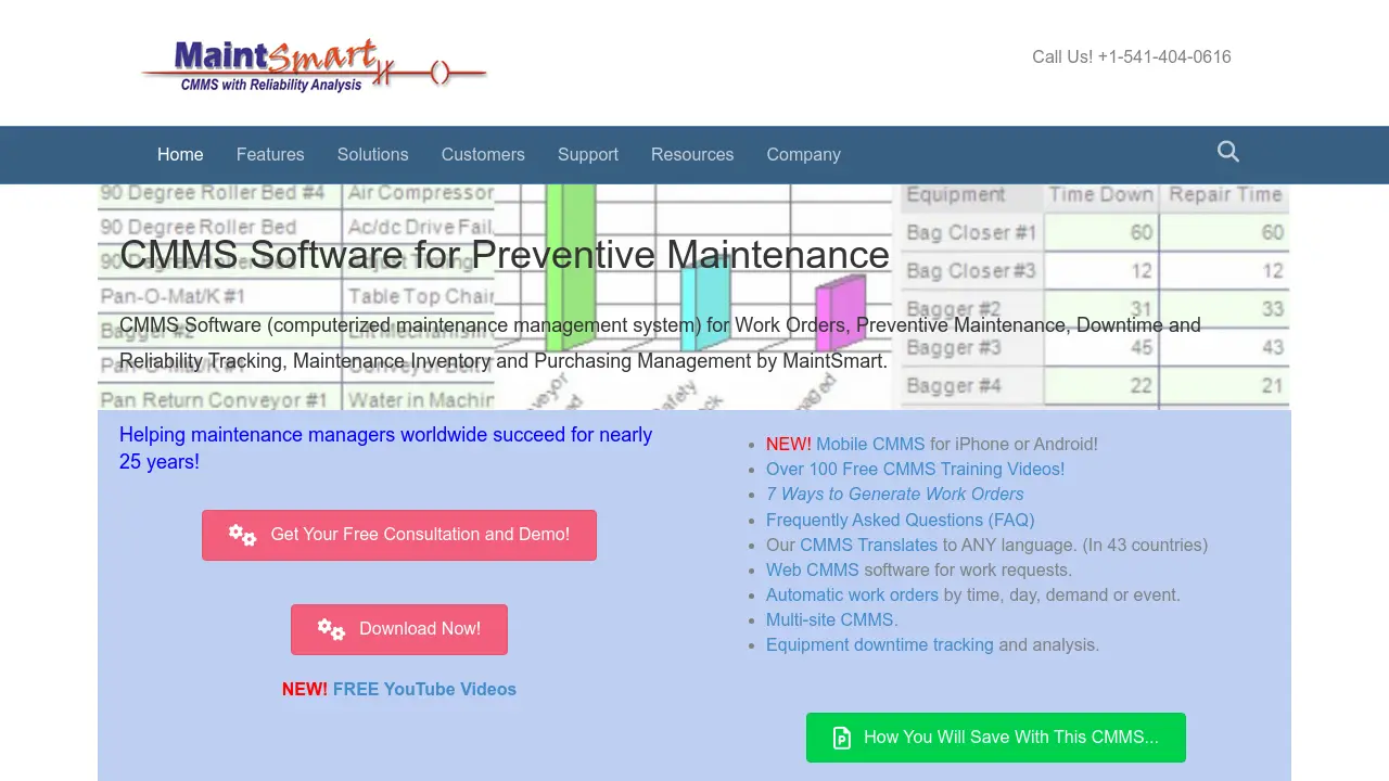 MaintSmart - CMMS Software for Preventive Maintenance and Work Order ...