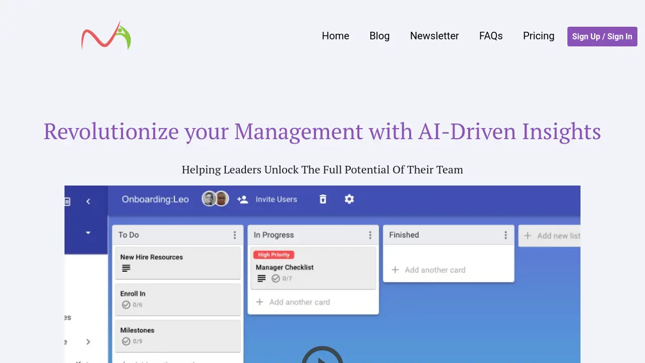 ManagersApp - Revolutionize your Management with AI-Driven Insights