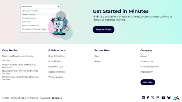 Mandated Reporter Training