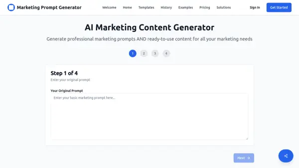 Marketing Prompt Generator