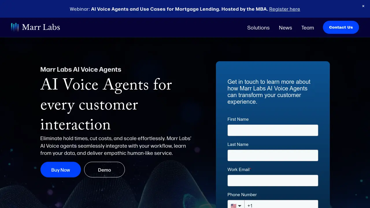 Marr Labs screenshot