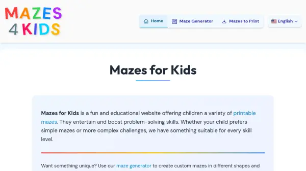 Mazes4Kids