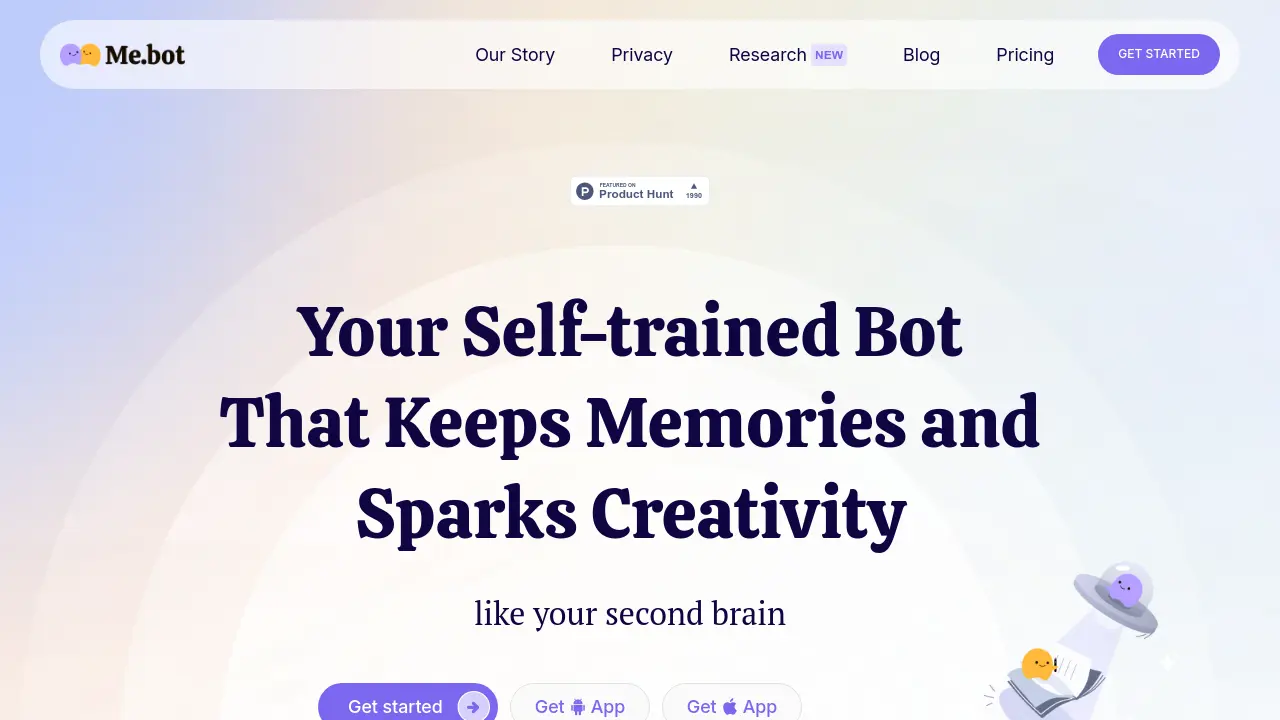 me.bot - Your Self-trained Bot That Keeps Memories and Sparks Creativity