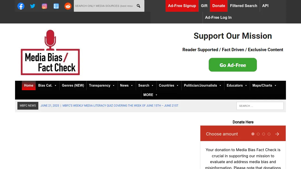 Media Factcheck Process Media Bias Fact Check - Comprehensive Media Bias and Fact-Checking Resource