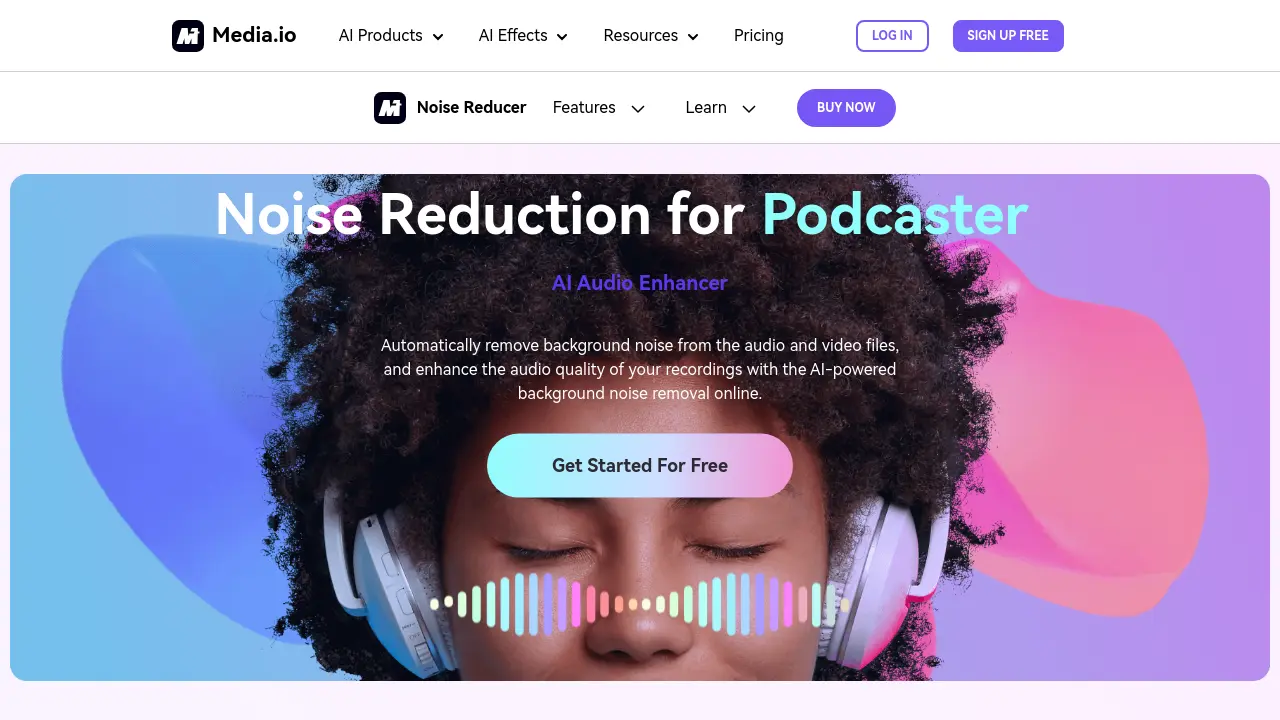 Media.io Noise Reducer screenshot